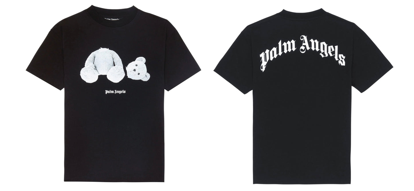 Palm Angels Ice Bear Tee Black White