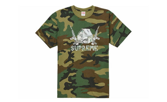 Supreme Origami Tee Woodland Camo