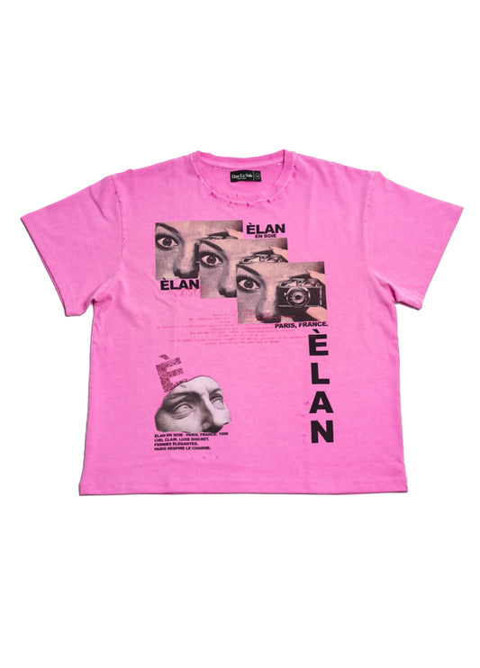 Elan En Soie The Muse Tee Pink