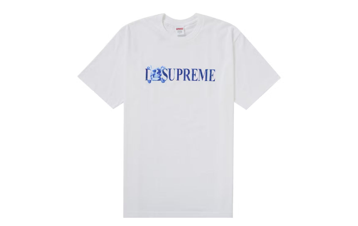 Supreme Skull Tee White