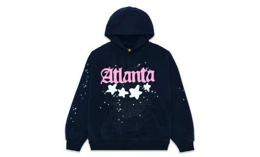 Sp5der Atlanta Hoodie Navy