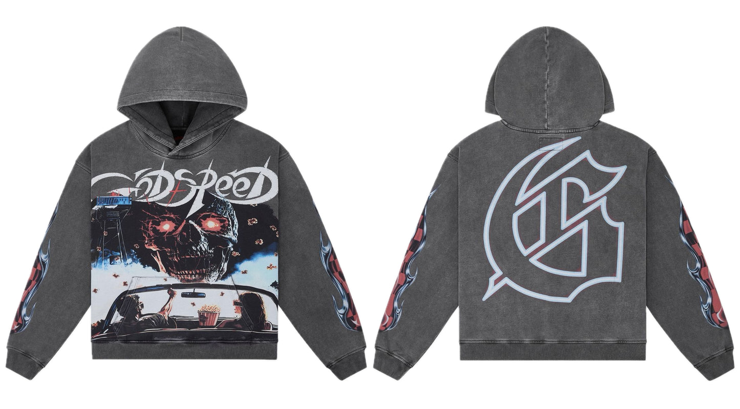Godspeed Drive in Hoodie Grey Wash