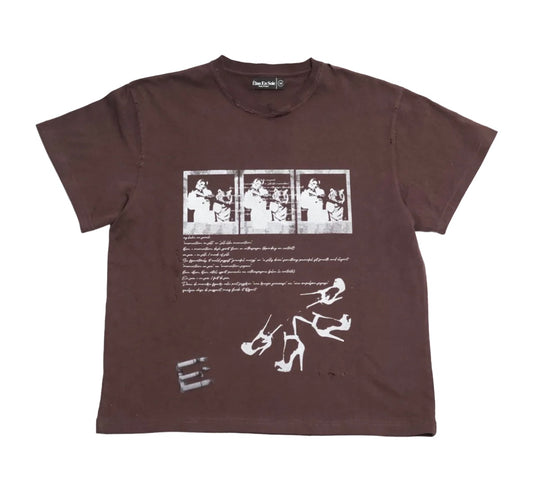 Elan En Soie Pet Tiger Tee Brown