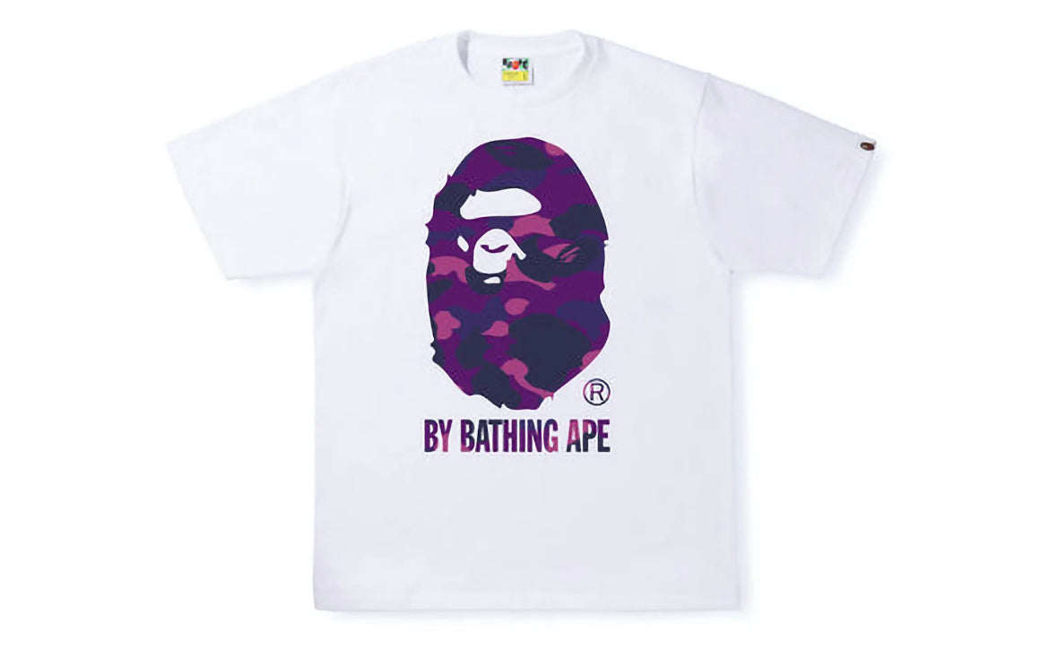 BAPE Color Camo By Bathing Ape Tee (SS22) White Purple