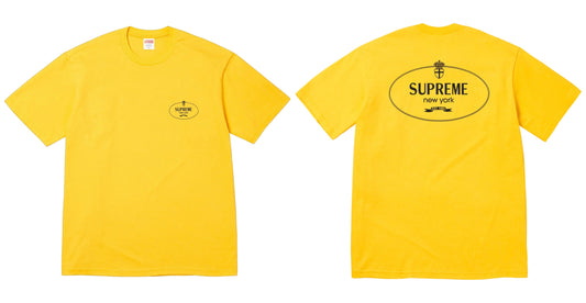Supreme Crest Tee Yellow