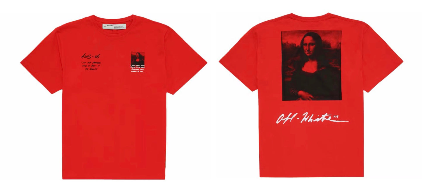 Off-White Monalisa Graphic Print Tee