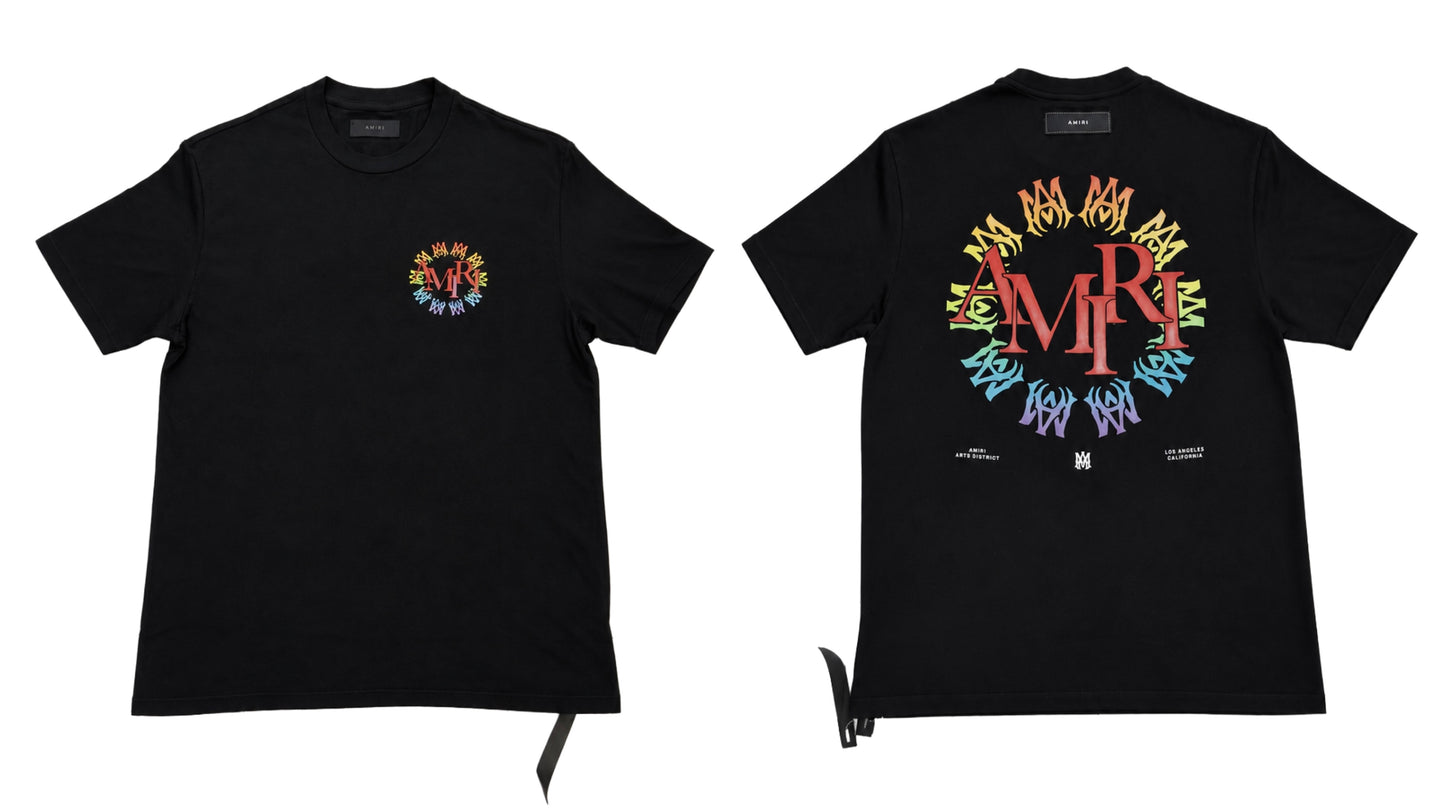 Amiri Quick Strike MA Circle Tee Black