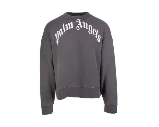Palm Angels Curved Logo Crewneck