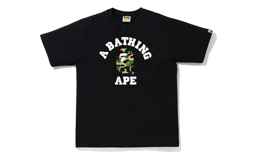 Bape ABC Camo College Tee Black / Green