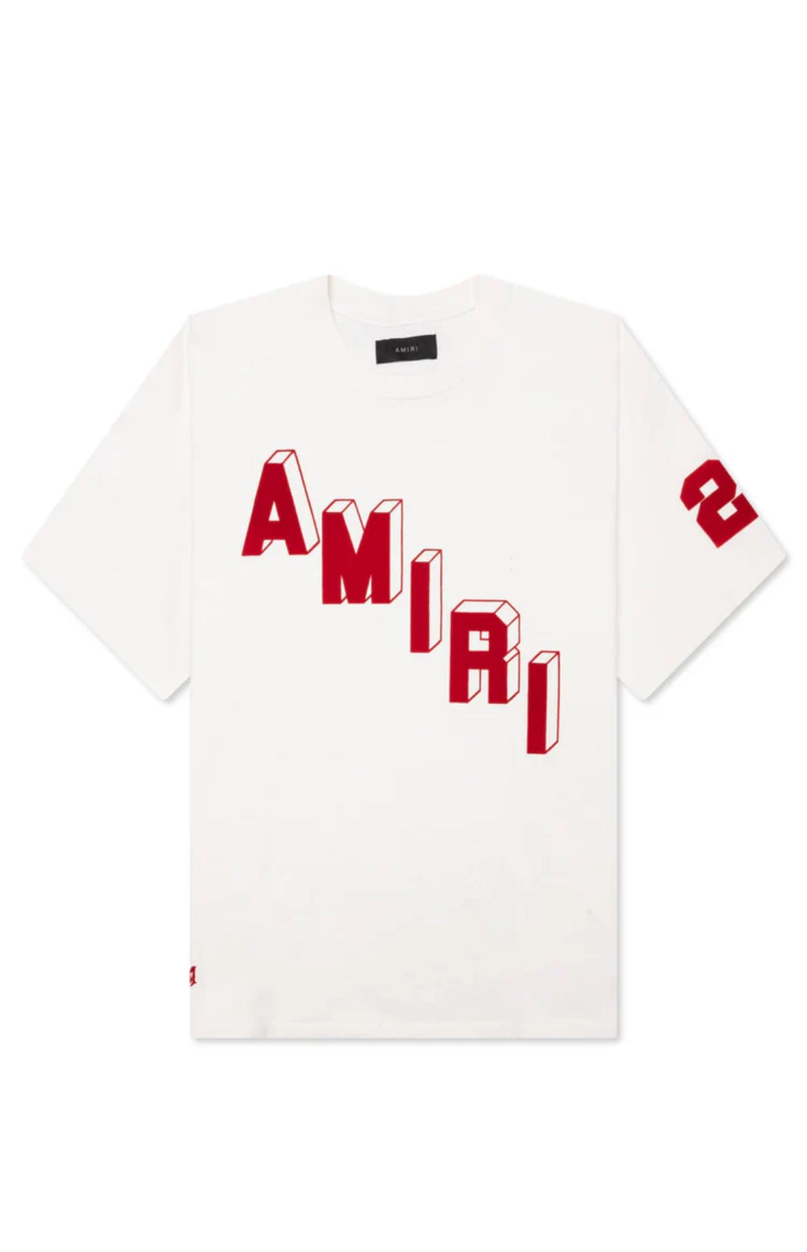 Amiri Heavyweight Hockey Skater Tee Cream