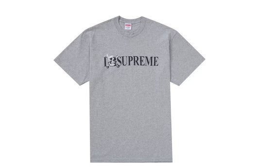 Supreme Skull Tee Heather Grey