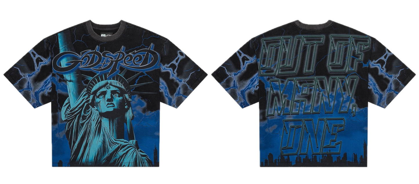 Godspeed Voltage Tee LA Blue / Black