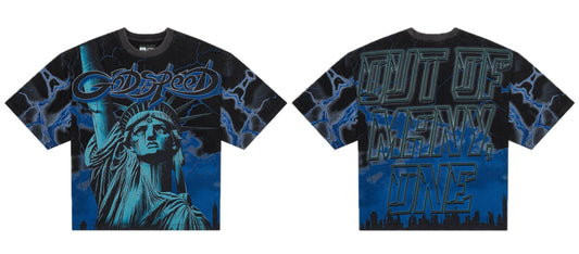 Godspeed Voltage Tee LA Blue / Black