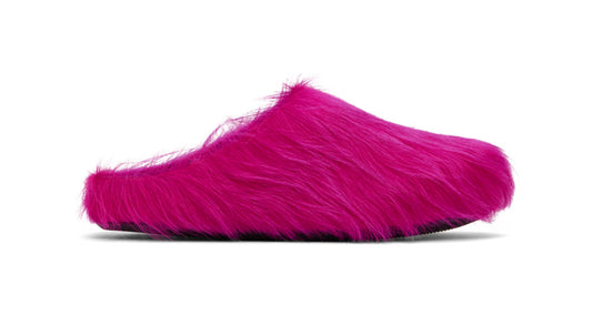 Marni Fuchsia Fussbett sabot Slippers