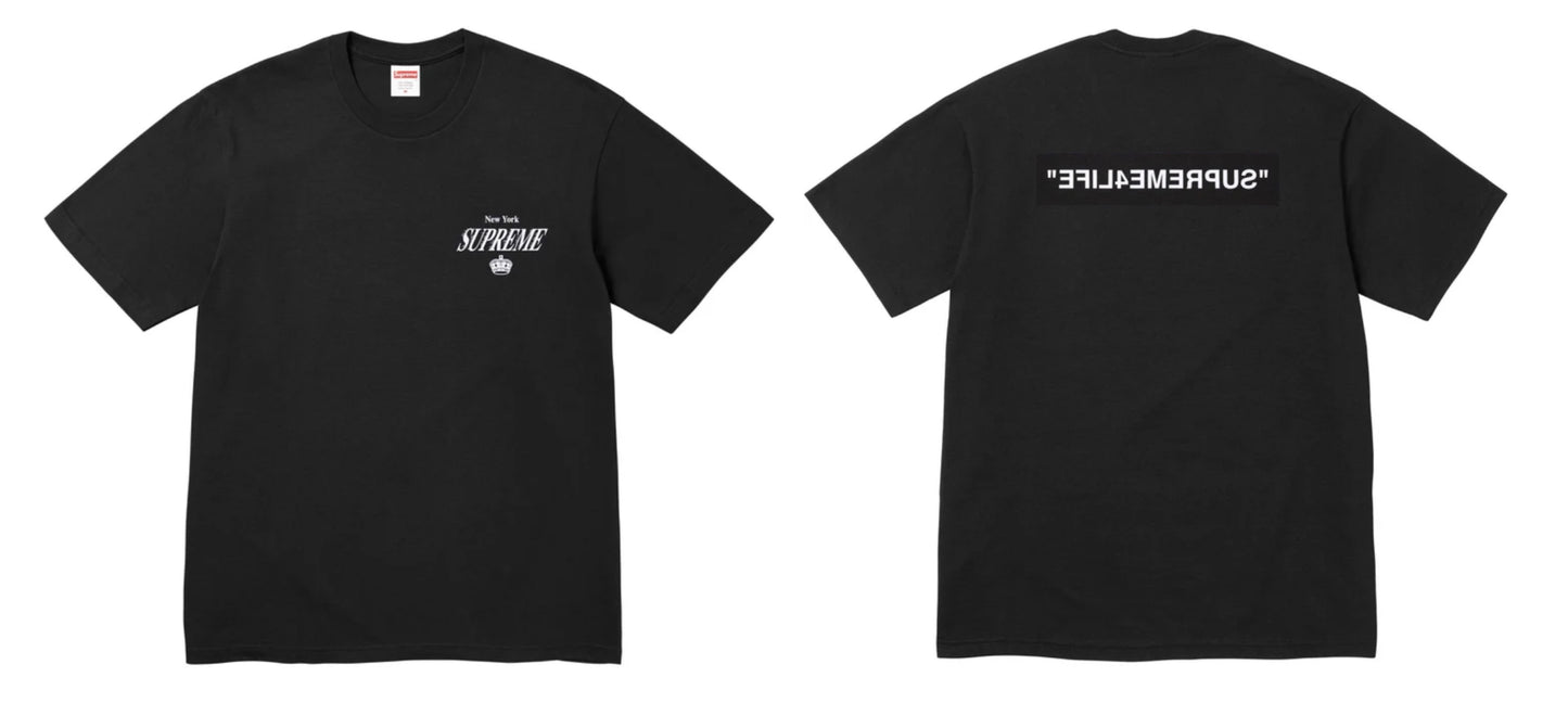 Supreme 4 Life Tee Black