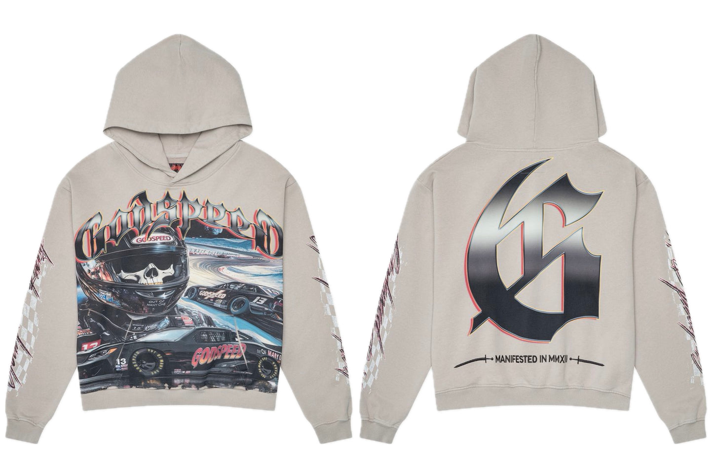 Godspeed Le Denier Hoodie Stone Grey