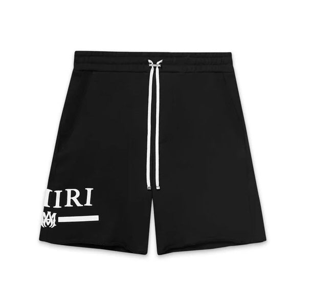 Amiri MA Bar Logo Sweat Shorts Black