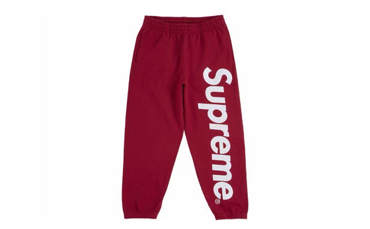 Supreme Satin Appliqué Sweatpants Red (FW25)