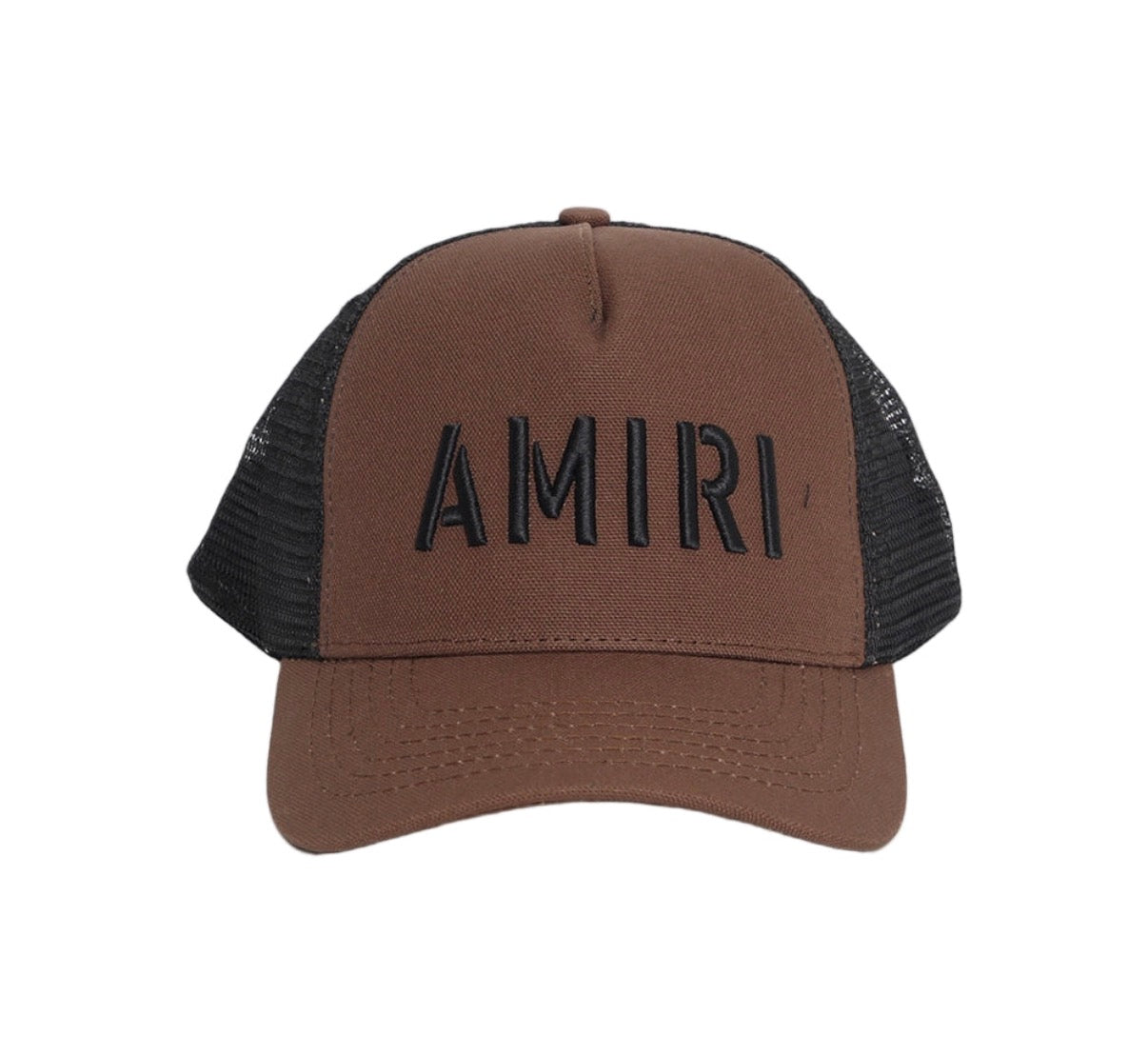 Amiri Arts Stencil Trucker Hat Brown