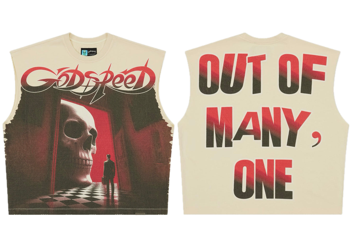 Godspeed Fate’s Doorstep Sleeveless T-shirt Bone