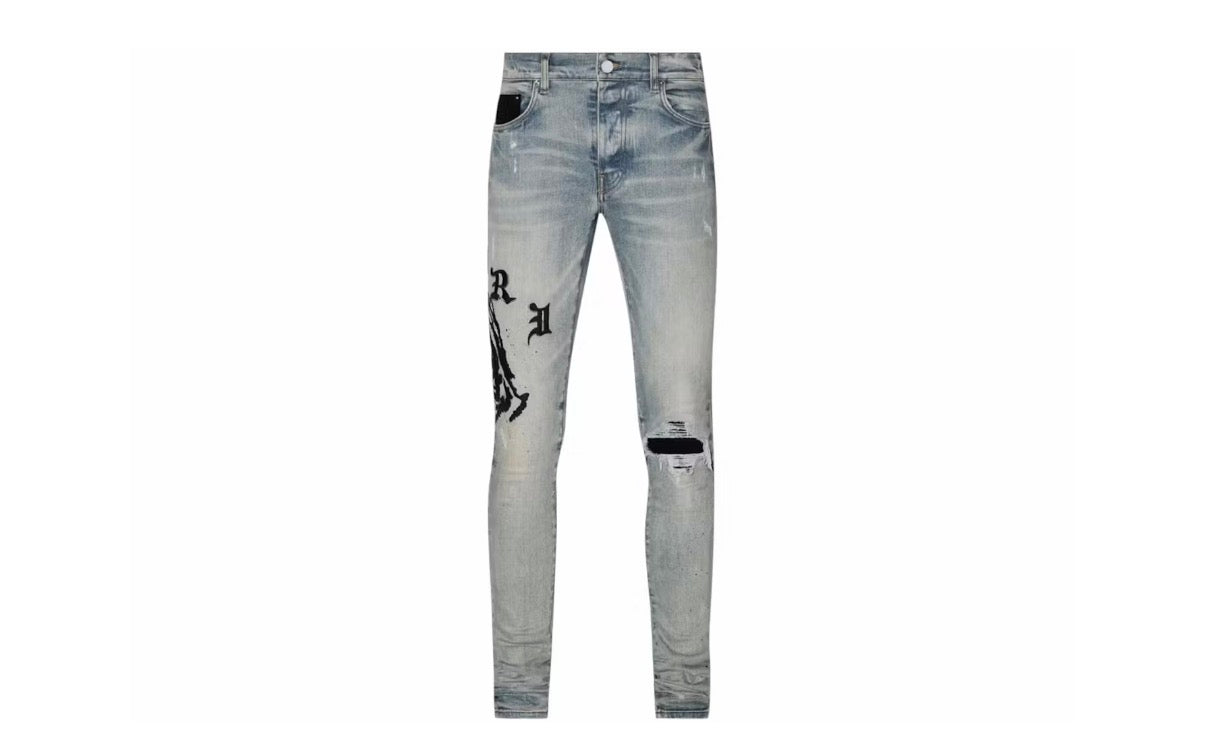 Amiri Wes Lang Reaper Jeans Clay Indigo