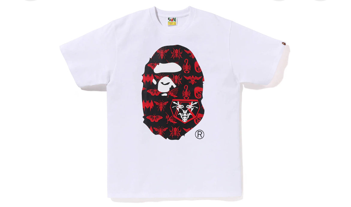 Bape x Shin Kamen Rider Ape Head Tee