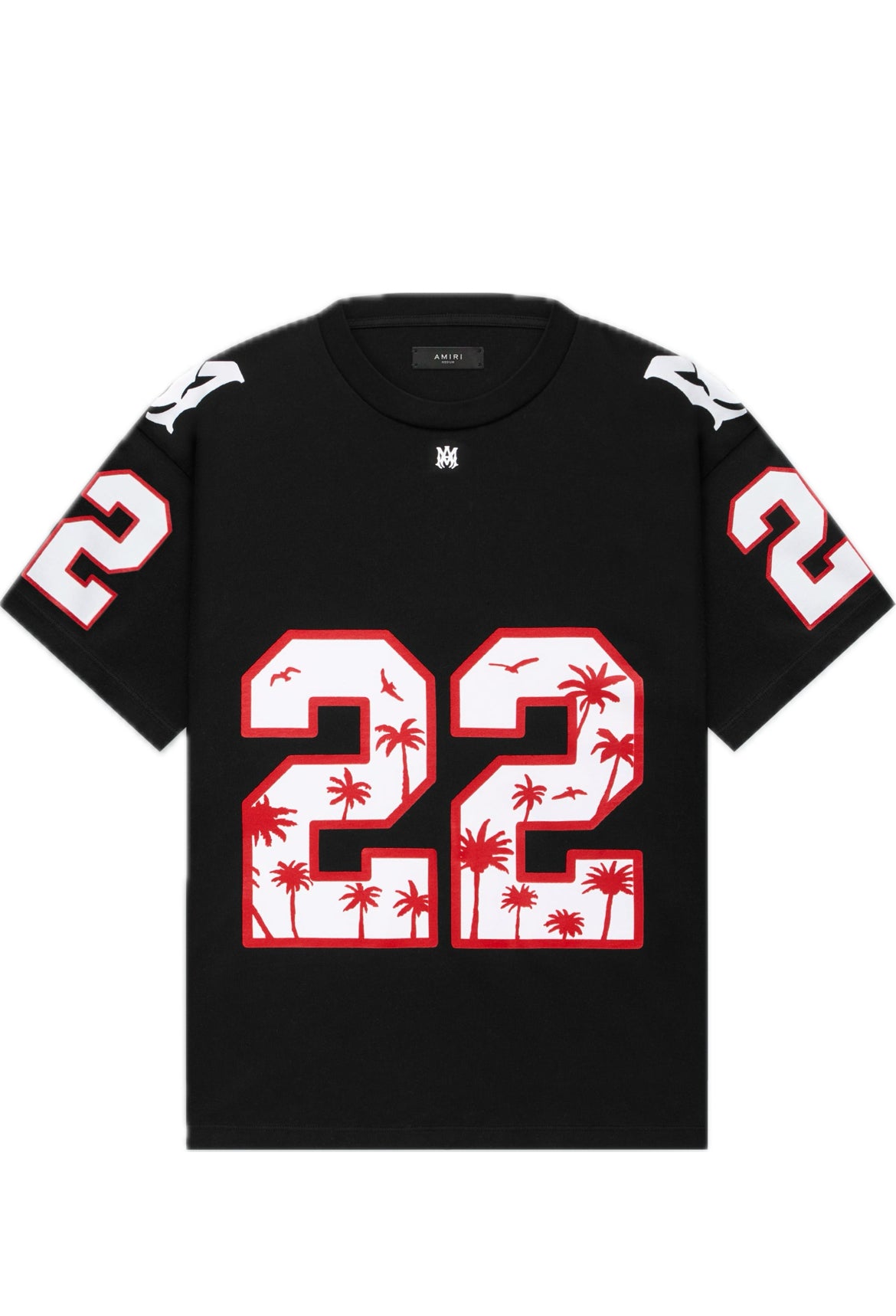 Amiri Oversized 22 Football Tee