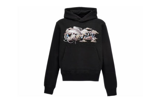 Amiri Pegasus Script Hoodie Black