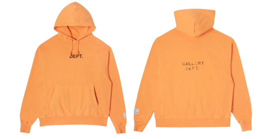 Gallery Dept. Dept Logo Hoodie Flo Orange