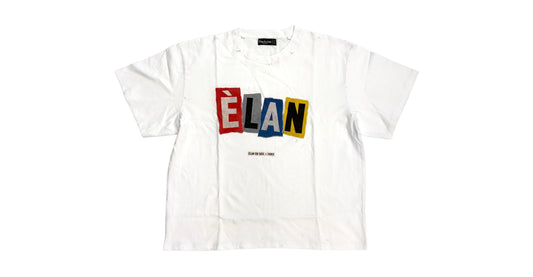 Elan En Soie Collage Tee White