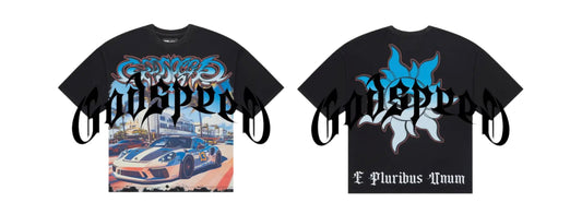 Godspeed Car Meet Miami Tee Black