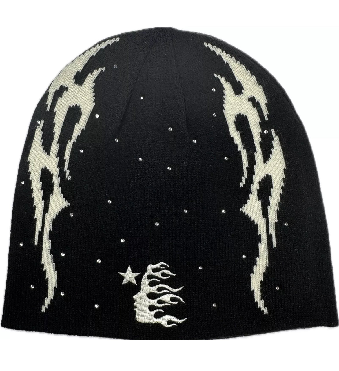 Hellstar Flame Beanie Black