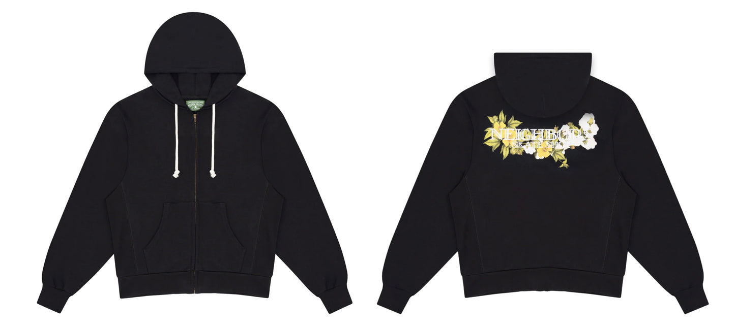 Denim Tears Neighbors Zip Hoodie Black