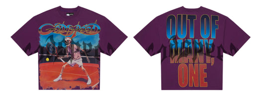 Godspeed Top Spin Tee Purple Wash