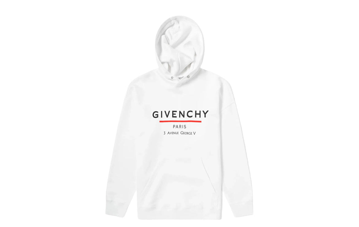 Givenchy Address Hoodie White