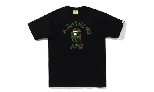 Bape 1st Camo College Tee Green