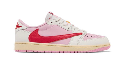 Jordan 1 Retro Low OG SP Travis Scott Sail Tropical Pink