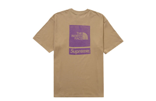 Supreme x The North Face Graphic Tee Khaki/Purple