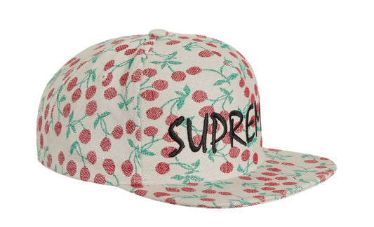 Supreme Cherries 5-Panel Hat Natural