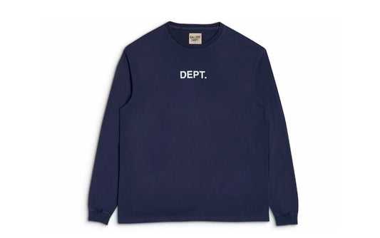 Gallery Dept. “DEPT.” Longsleeve Tee Navy