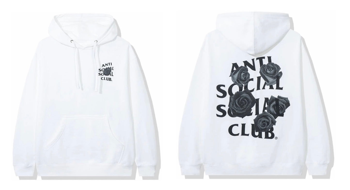 Anti Social Social Club Bat Emoji Hoodie White