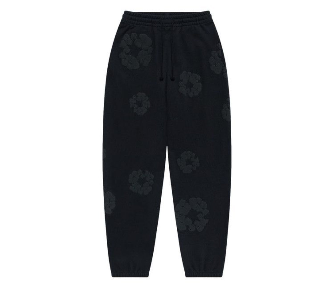 Denim Tears Cotton Wreath Monochrome Sweatpants