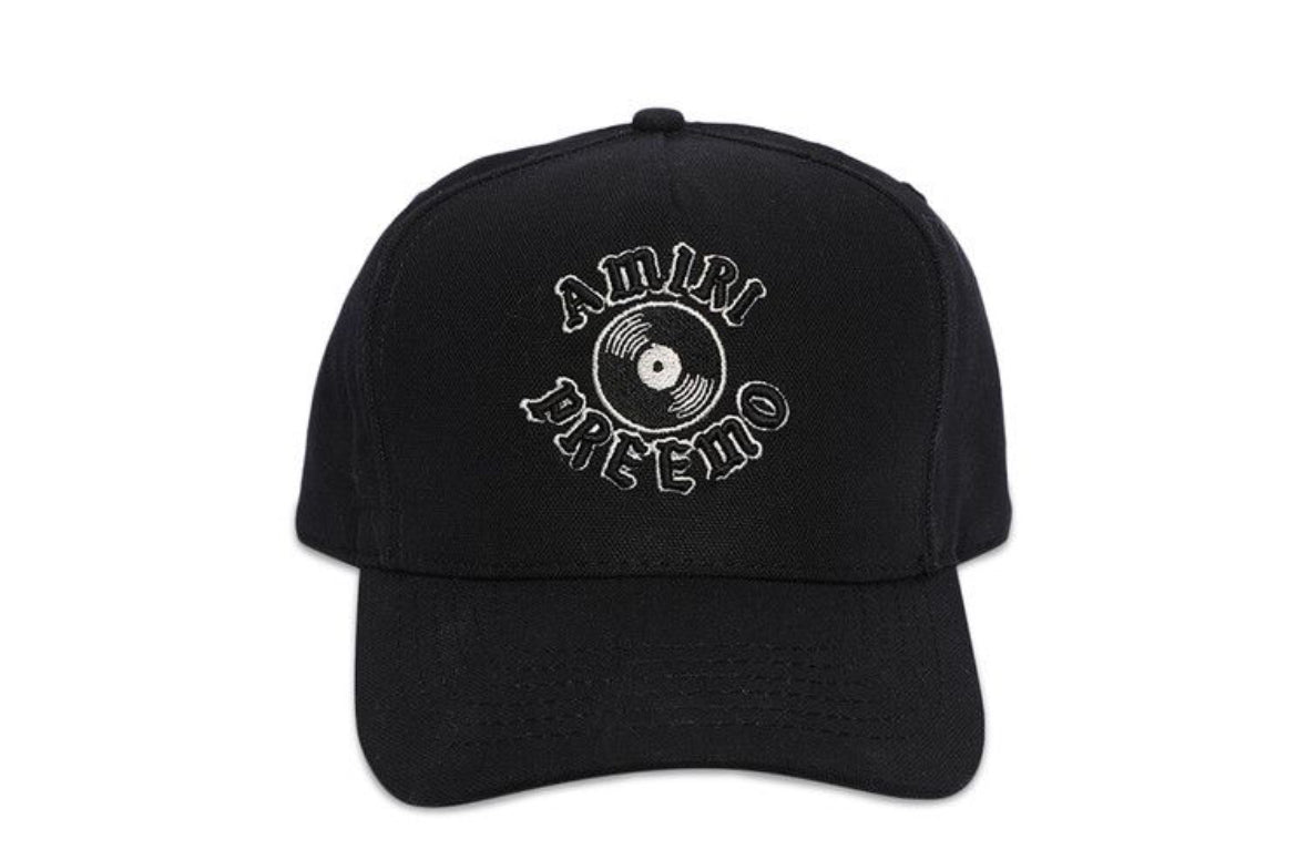 Amiri Premier Record Canvas Hat Black