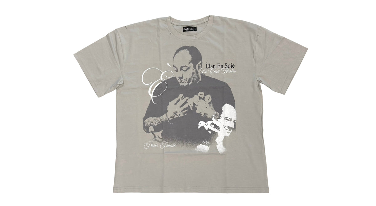 Elan En Soie La Cosa Nostra Tee Grey