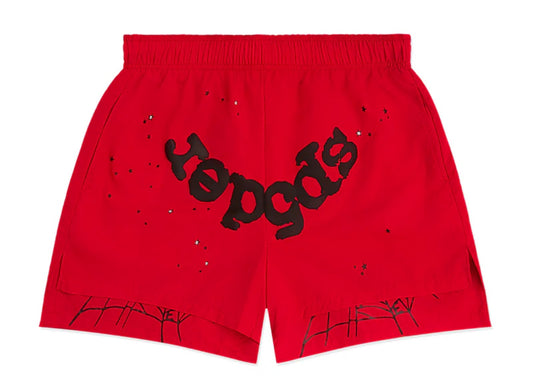 Sp5der OG Web Double Layer Shorts