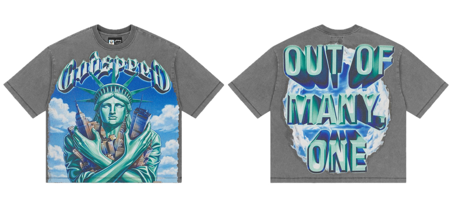 Godspeed Empire Guardian Tee Grey Wash