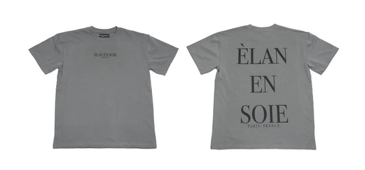 Elan En Soie Clean Tee Gray