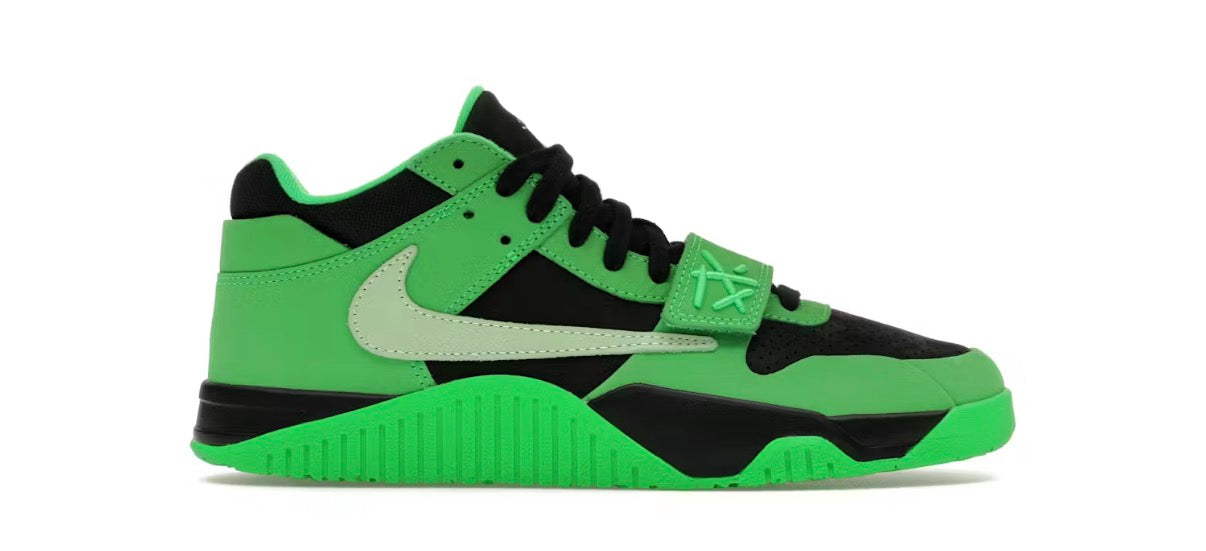 Jordan CJ1 T-Rexx Travis Scott Green Spark