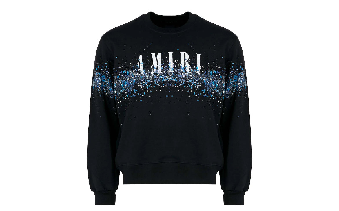 Amiri Crystal Splash Logo Sweatshirt