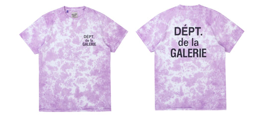 Gallery Dept. French Logo Tee Tie Dye Lavender